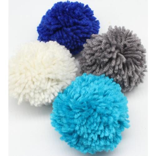 100pcs 70mm large mix color hand made yarn ball Garland DIY Pom Pom Garland Bunting Banner garland decor