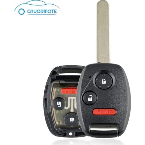 For Honda Odyssey Fit Ridgeline Smart Remote Key 3 Buttons 313.8Mhz Chip Key Fob Remote Control Central Locking Car Key