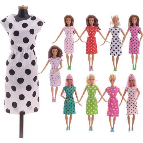 Beautiful Handmade 10 Fashion Clothes Dress For mini Doll Clothes Gown For 11.8inch doll dresses