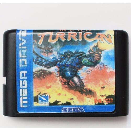 Mega Turrican 16 bit SEGA MD Game Card For Sega Mega Drive For Genesis