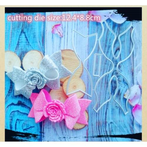 Hair Bow Tie Metal Cutting Dies Stencil Template for DIY Embossing Paper Photo Album Greeting Gift Cards Die Cutting New 2019