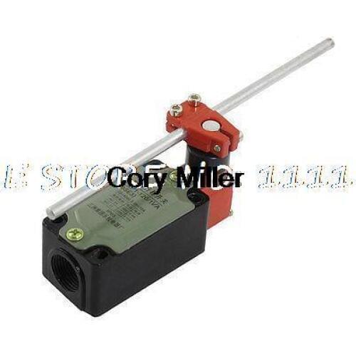Metal Case Momentary Rotary Adjustable Lever Arm Limit Switch NO NC SPDT
