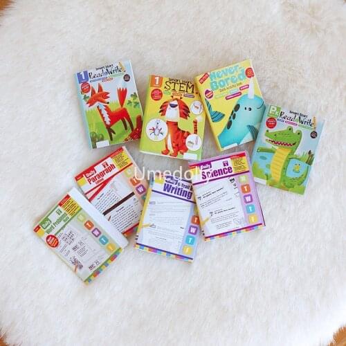 Cute Mini 1:12 Scale Miniature Dollhouse Exercise Book for BJD OB11 Doll House Decoration Accessoreis Toys for Girl