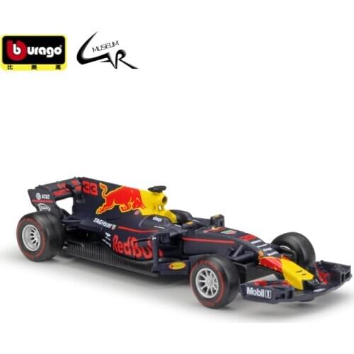 Bburago 1:43 Model Car Simulation Alloy 2017 Red Bull F1 Racing Car RB13 Simulation Alloy Car Model Toy Collection