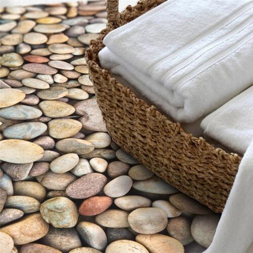 Cobblestone pattern PVC floor sticker Kitchen Study Room waterproof non-slip wear-resistant floor sticker fashion Home decor