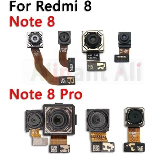 Original For Xiaomi Redmi Note 8 8A Note8 Pro Plus Macro Depth Wide Main Big Back Rear Small Front Camera Flex Cable