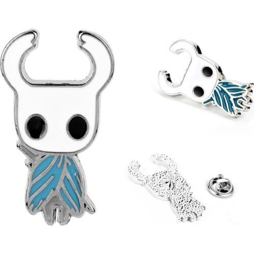 Hollow Knight Protagonist Brooch Pin Game Jewelry Brooches Enamel pin Men Women Accessories Gift