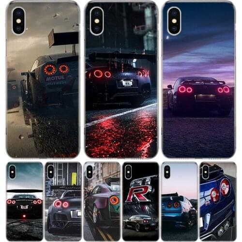 Hot GTR Sport Car Cool Cover Phone Case For Iphone 11 12 Mini Pro 7 6 X 8 6S Plus XS MAX + XR 5S SE 10 9 Art TPU Coque Capa Shel