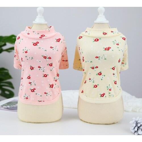 2021 Spring Summer Dog Undershirt Cat Puppy Dog T-shirt Pajamas Yorkies Pomeranian maltese Bichon Poodle Schnauzer Pet Clothing