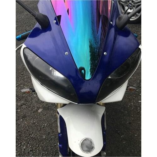 Windscreen For 2000 2001 Yamaha YZF-R1 YZF R1 1000 01 Wind Screen Deflectors Windshield Smoke Black Iridium