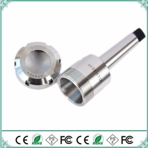 Spindle High-precision MTA3 MTA4 ER25 ER32 ER40 Spindle chuck with CNC wagon milling machine extension rear Flat tail 1PCS