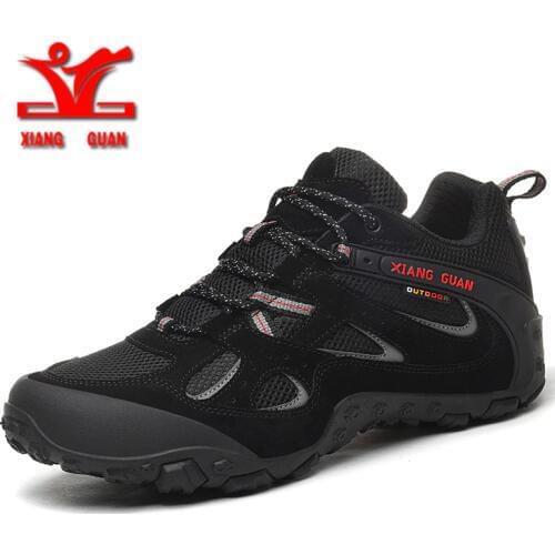 Xiangguan 2018 summer Hiking Shoes for men Outdoor sports shoes Breathable Mesh Unisex Shoes Slip resistant Wear Sneakers