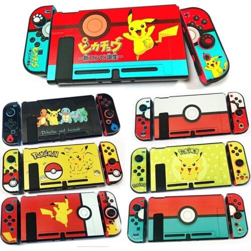 Anime Pokemon Pikachu Protective Case for Nintendo Switch Console Protection Clear Cover for Switch Lite Cute Case Shipping Free