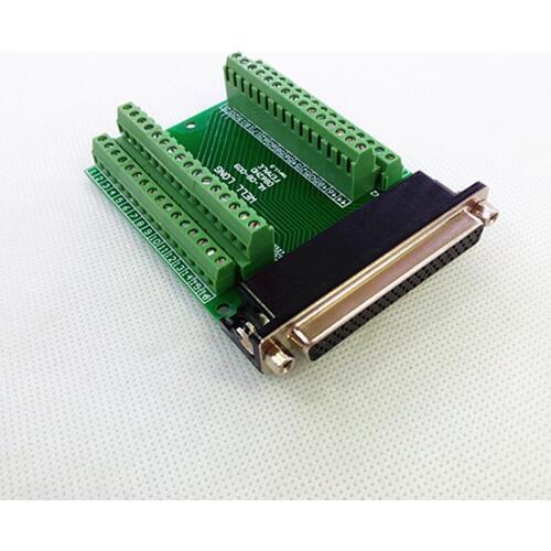 DB62 Female Breakout Board, DSUB Header Breakout Board, Terminal Block DSUB Module