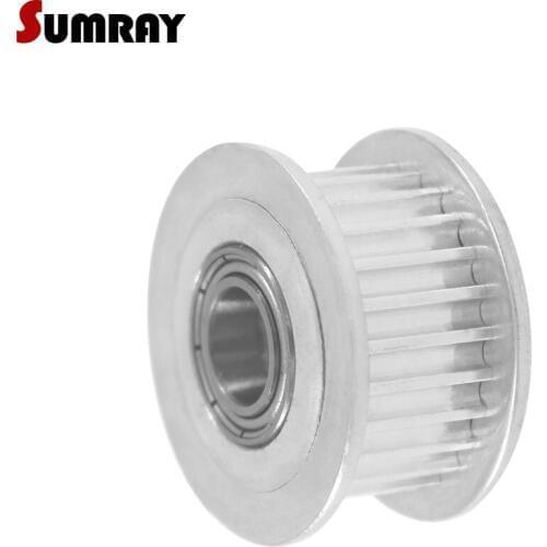 SUMRAY GT2 Belt Pulley 36T Idler Timing Pulley with teeth Bore 3/4/5/6mm Thoothed Pulley Fit 6/10mm Belt Width GT2 Timing Belt