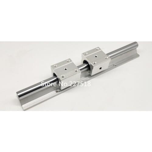 1pcs SBR12 -400mm Linear shaft supports + 2pcs SBR12UU Bearing Block