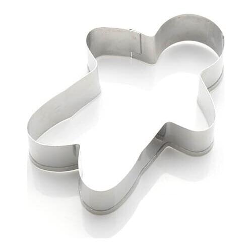 10pcs Stainless steel mould biscuits cartoon Christmas Gingerbread man die
