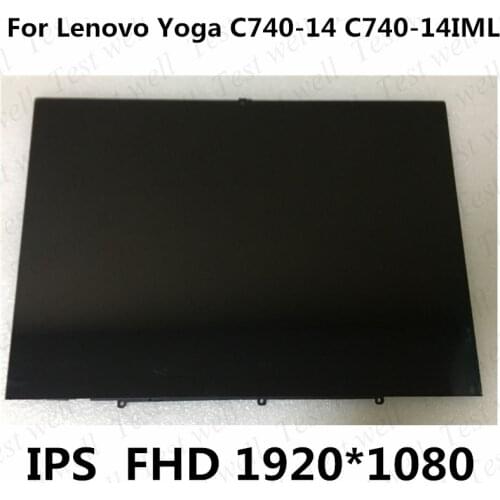 14‘’ FHD LED LCD Touchscreen Digitizer Assembly with Frame for Lenovo Yoga C740-14IML C740-14 81TC000JUS 81TC003LUS 81TC004SMH