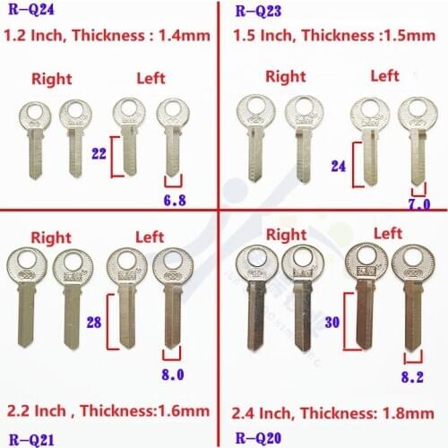 5pcs/lot)original padlock blank key Three-ring key embryo padlock key batch