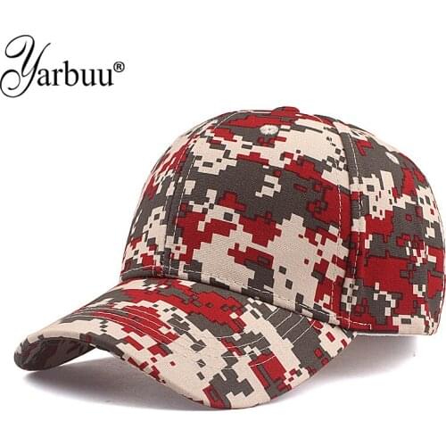 Brand YARBUU Snapback 100% Quality Cotton Camouflage Baseball Caps Men Women Fashion Hats Spring Summer Autumn Cap Bone Wholesal