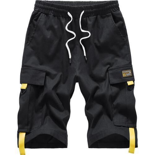 Summer mens sports pants large size loose trend fashion wild overalls shorts jogging yoga fitness sports shorts