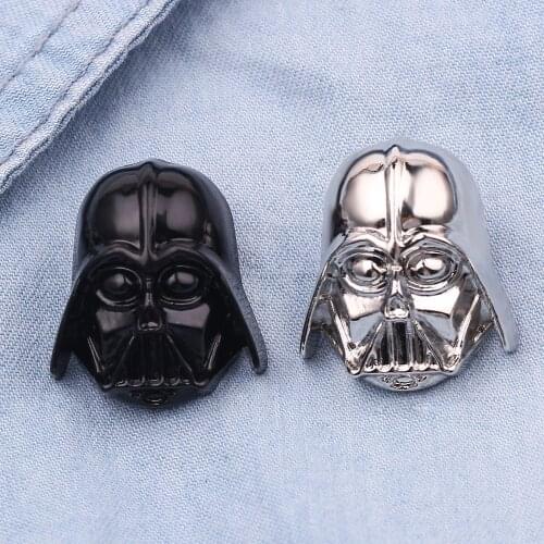 Star Wars Black Knight Brooch Metal Punk Pins Star Wars Pins Brooch Badge Jewelry Gift for Fans
