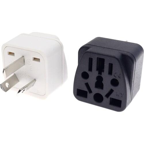 Australian/China/New Zealand Travel Adapter, IEC Type I Plug US/EU/UK/Swiss/Italy/Japan To AU 3 Pin Power Converter 10A/250V