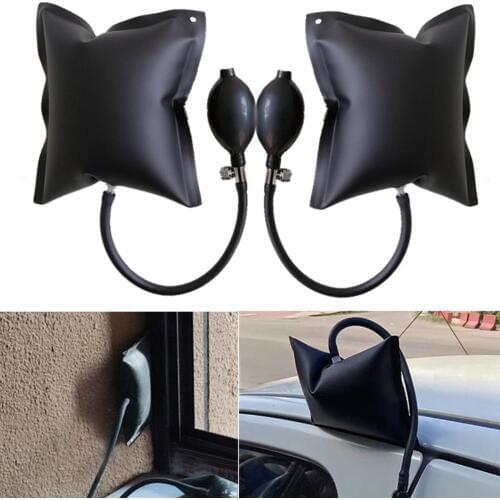 2pcs Air Pump Wedge Alignment Tool Car Inflatable Shim Auto Entry Unlock Tools Car Door Lock Opening Tools Air Wedge Air Bag