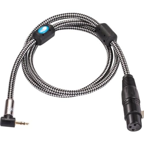 Hifi Condenser Microphone Cable Regular Angle 3.5mm Mini Jack Male to XLR 3 Pin Female for PC Mobile Mixer Cable 1M 2M 3M 5M 8M