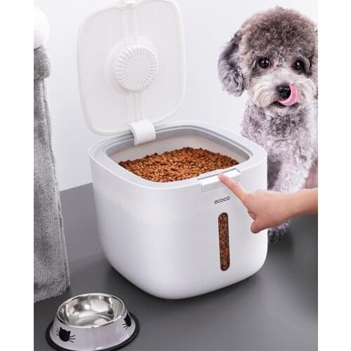 GY Cat Food Storage Bucket Pet Food Storage Sealed Moisture-Proof Storage Box Household Storage Dog Food Snack Fermentation Tank