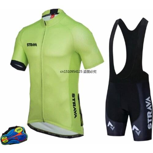 Mens Cross ventilation border special for new cycling suit short sleeve strap suit mountain bike road suit outdoor sportswear