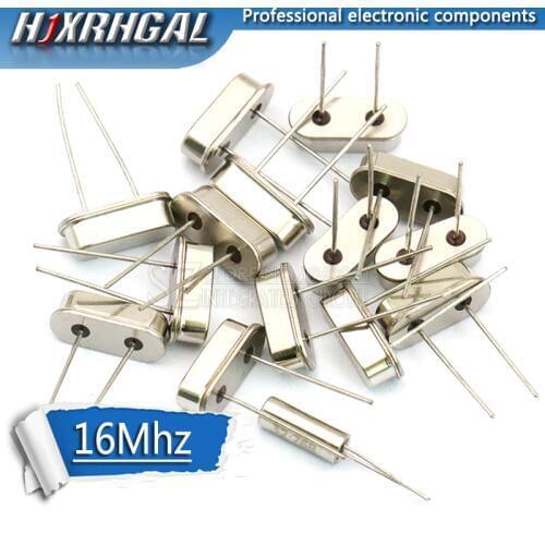 10pcs hc-49s 16MHz Oscillator quartz resonator HC49S 49S 16M 16.000mhz crystal hjxrhgal