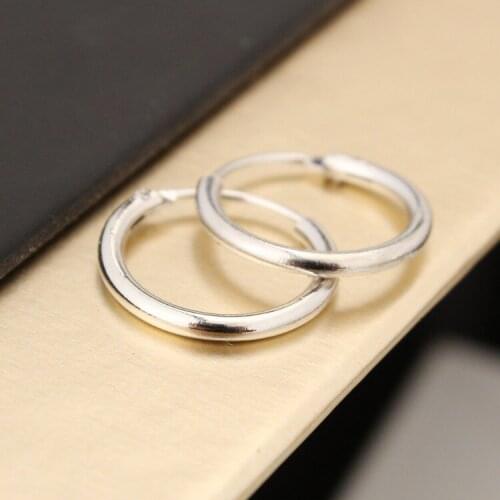 Best Sale Circle Earrings Ear Stud Couples Copper Earrings for Fashion Men and Women Ear Stud
