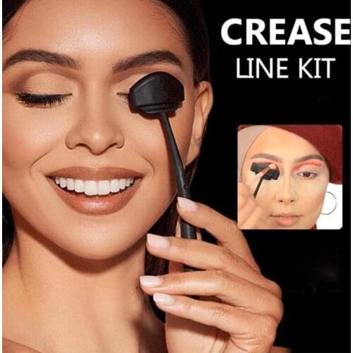 Eyeshadow Stamp Magic Lazy DIY Eye Shadow Applicator Crease Two Headed Eyeshadow Brush Eyes Makeup Kit Eyes Beauty Accessories