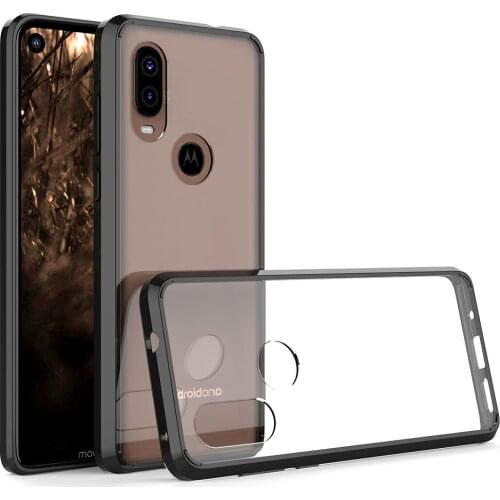 Soft TPU/PC Air Cushion Case Hybrid Protective Fundas Capa Shockproof Crystal Clear Shell Back Cover For Moto One Power P30Note