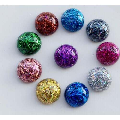 New DIY 320pcs 5*11.5mm Colorfuls Round Resin Flatback Base Setting Rhinestone Cabochon Clothing Accessory -E09