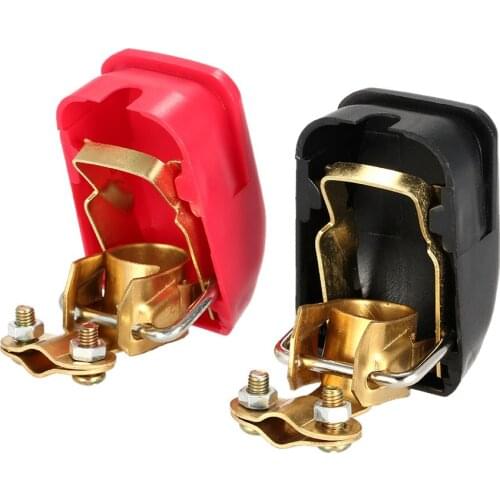 New pair of Car Batteries Accessories 12V Quick Release Battery Terminals Clamps for Car Caravan Boat Motorhome Auto Automobiles