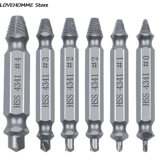NEW 6 Piece Screw Extractor Set ,Great For Stripped, Broken, Stuck Or Damaged And Screw Removal, Remover Tool