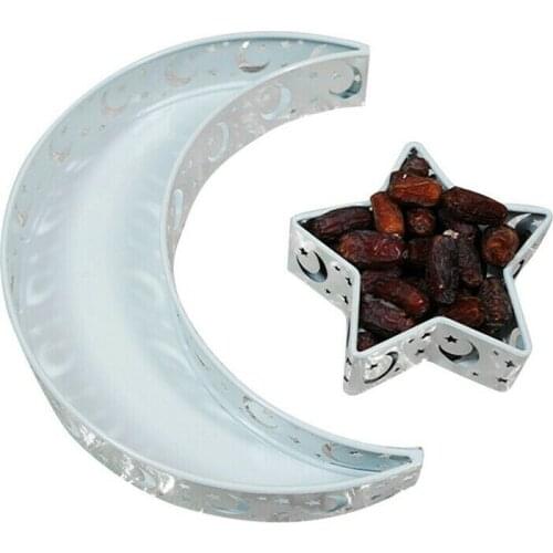 Moon Star Serving Tray Dessert Food Storage Tableware Festival Decoration Storage Trays Cake Display Cupcake Stand
