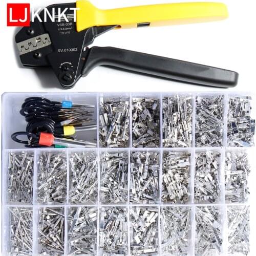 1/1.5/1.8/2.2/2.8/3.5mm Hand tool pliers Crimping Terminal Automotive Connector Car Electrical Pins Release Kit Repair Plug