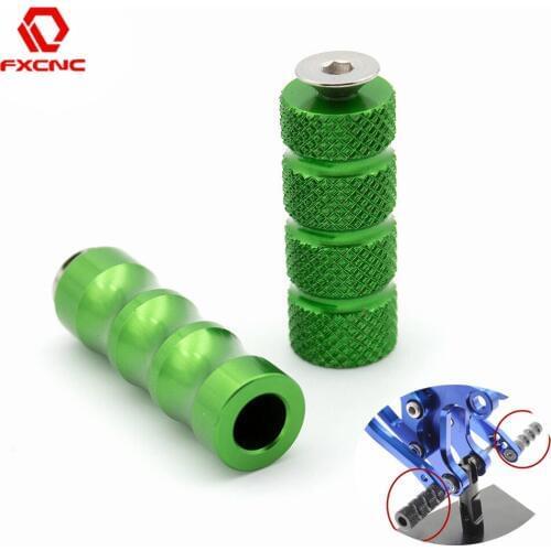 M6 Universal Motorcycle Footrest Rearset Foot Gear Shift Peg Pedal For Kawasaki Ninja 250 300 650 ZX6R ZZR600 ZX9R Z750 Z1000