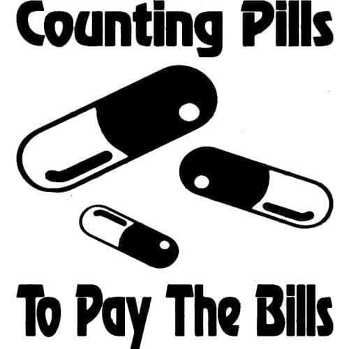 Several Pills Pay Bills Jdm Window Stickers Interesting Vinyl Car Packaging Decals Personalized Decoration