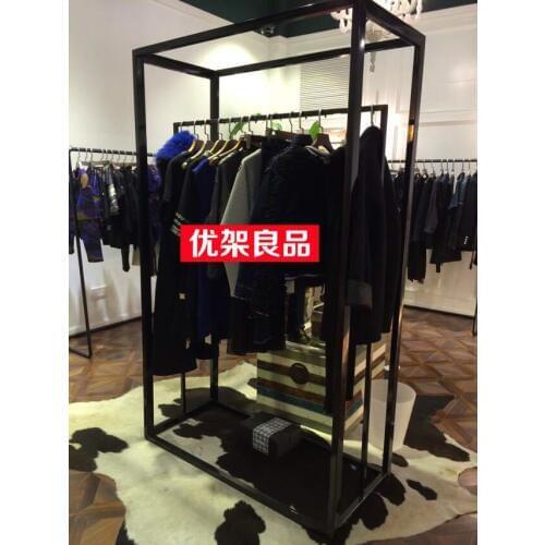 The high-end clothing store display iron clothes rack hanger racks of clothing Nakajima aircraft landing clothes rack