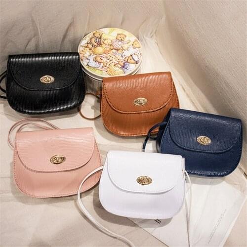 Lady’s Semicircle Bag Lizard Pattern Shoulder Bag Concise Cell Phone Messenger Bag for Woman Lock-Catched Bag F861