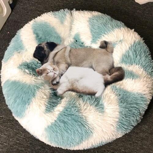 2020 Winter Warm Pet Sleeping Mat Comfortable Plush Kennel Cats Dogs Pet Litter Deep Sleep PV Cat Litter Sleeping Beds Mat J60