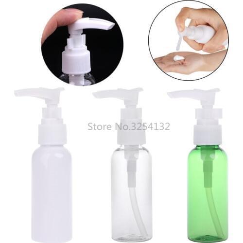 1PC Protable 30ML/50ML/100ML Soap Shampoo Lotion Foam Water Plastic Pressed Pump Bottle Travel Refillable Bottles 3 Colors #11