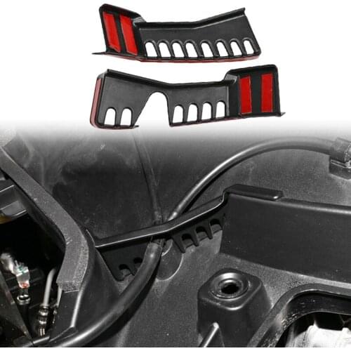 2Pcs Debris Filter for Tesla Model Y Anti-Leakage Net for Water Guide Groove of Front Trunk Cover Car Modification Parts