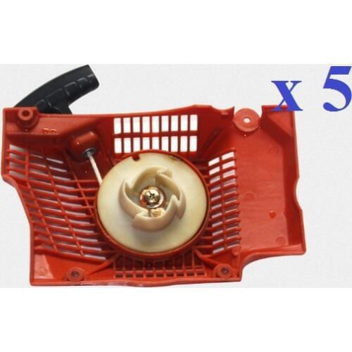 5PCS Rewind / Recoil Starter Assembly Fit For Husqvarna 362 365 371 372 372xp Chainsaw