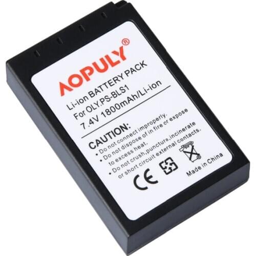 AOPULY 3Pcs PS-BLS1 PS BLS1 PSBLS1 Rechargeable Battery for Olympus PEN E-PL1 E-PM1 EP3 EPL3 Evolt E-420 E-620 E-450 E-400 E-410