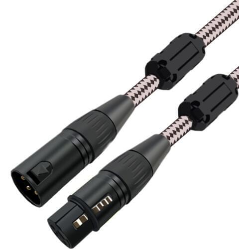 High Quality 3 Pin Male XLR to XLR Female Braided Shielded Audio Cable Microphone Mixer Amplifier Mixing Console Speaker OD 7.0